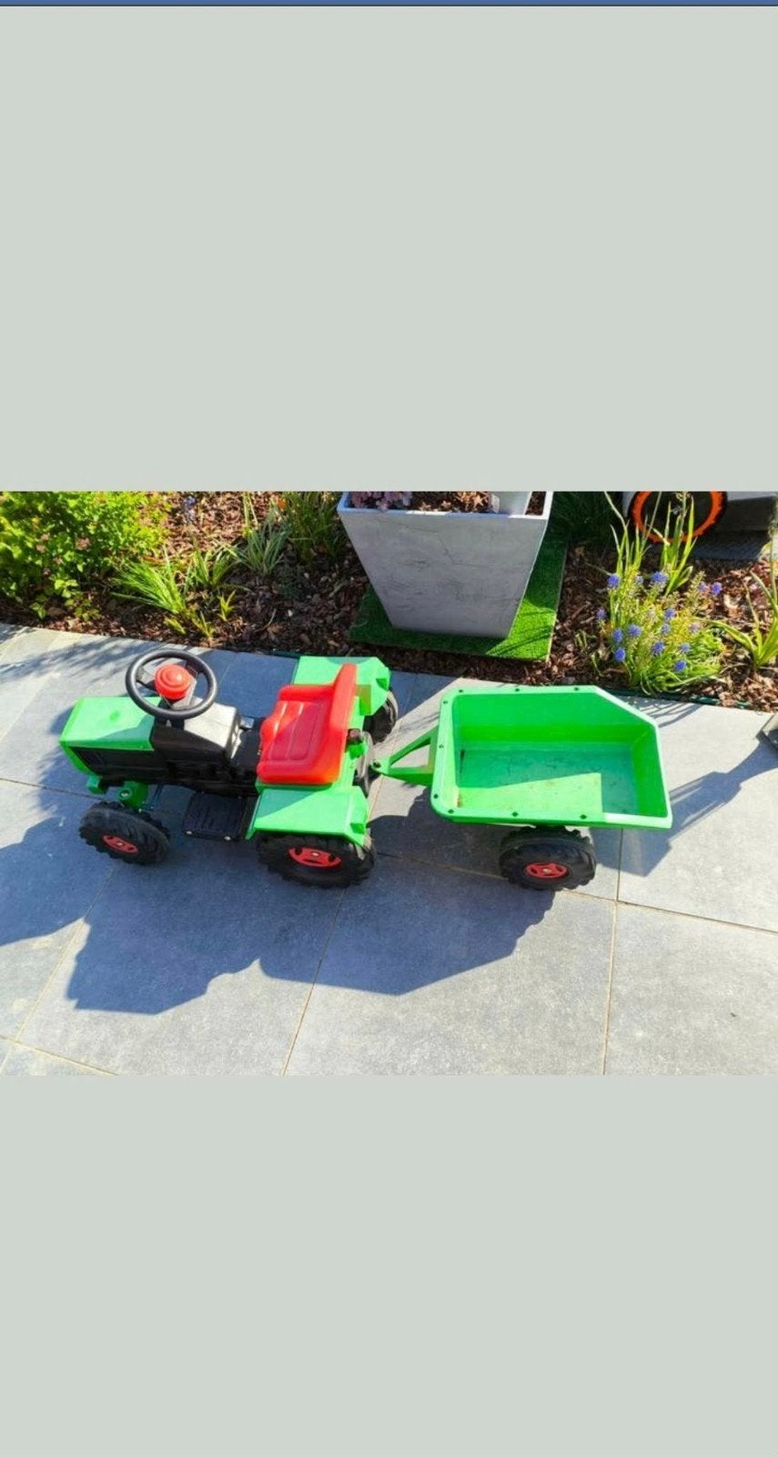 Tracteur électrique pour enfant, Enlèvement, Utilisé, Avec chariot ou remorque