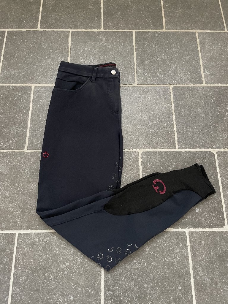 Cavalleria Toscana Rijbroek Full Grip, Blauw, Overige merken, Springen, Dames