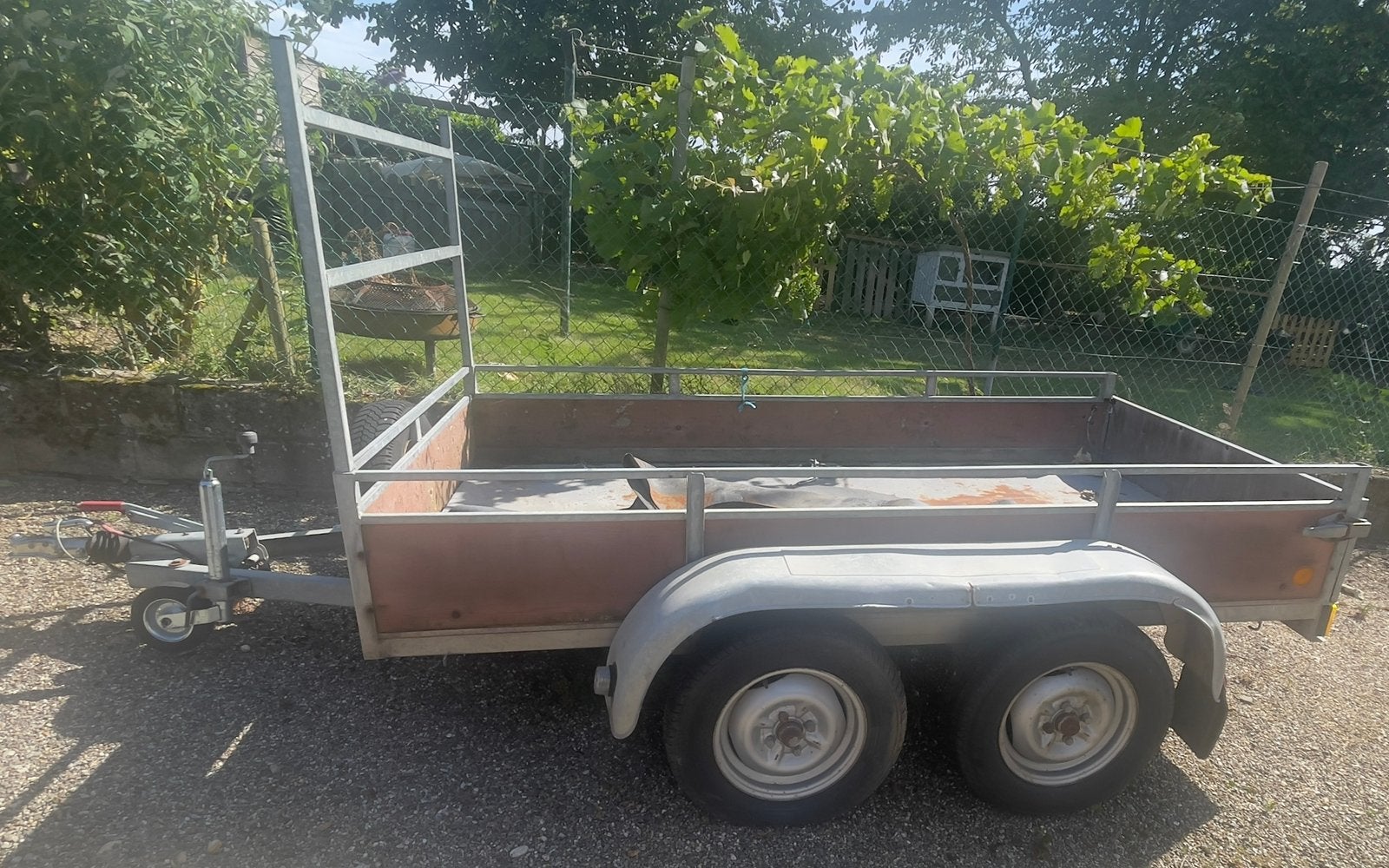 Aanhangwagen, Ophalen, Gebruikt