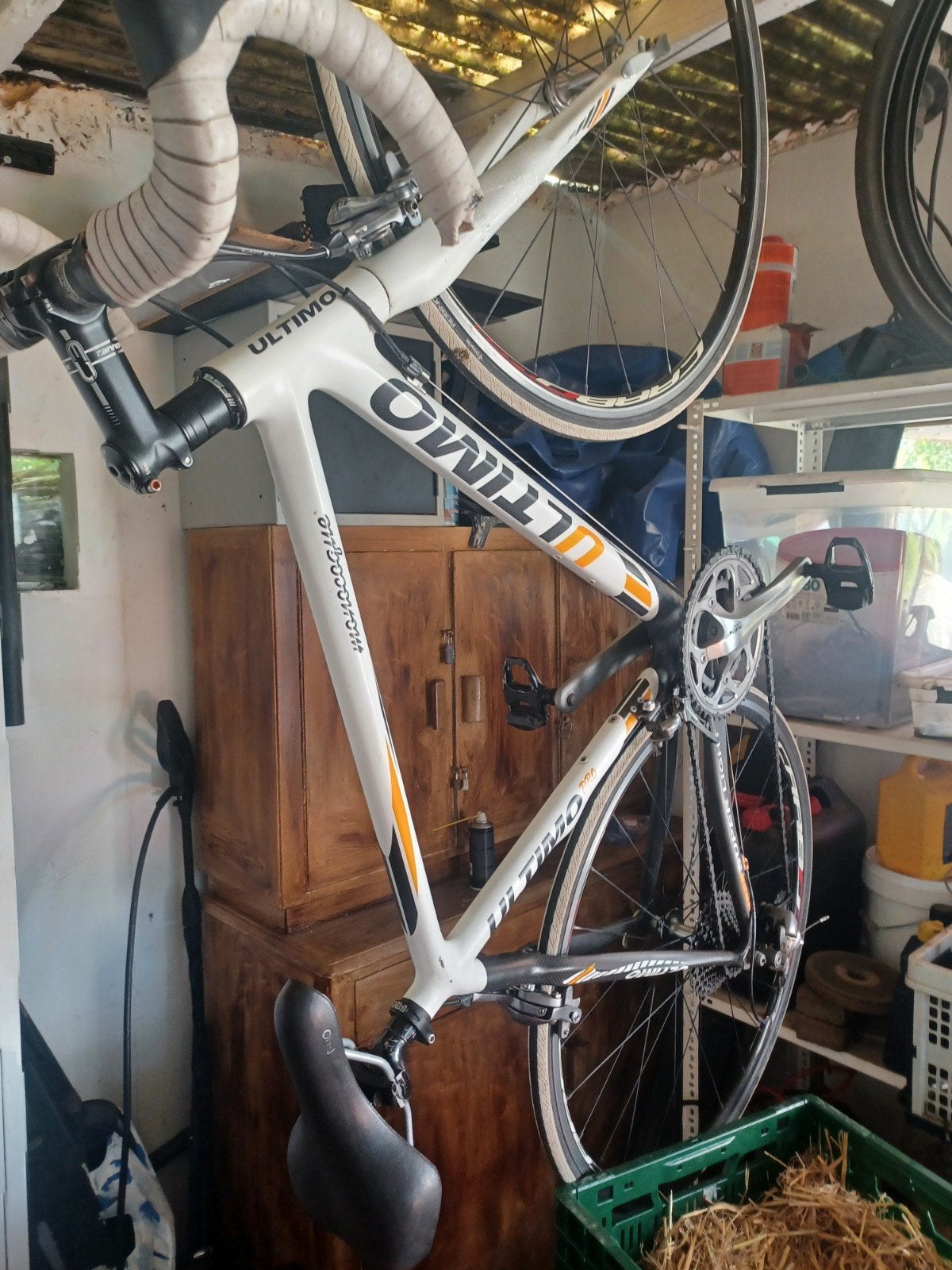 Carbon koersfiets, Ophalen, Carbon