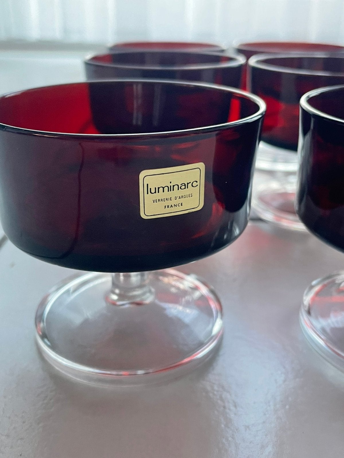 Coupes à dessert/champagne Luminarc Cavalier, Enlèvement ou Envoi