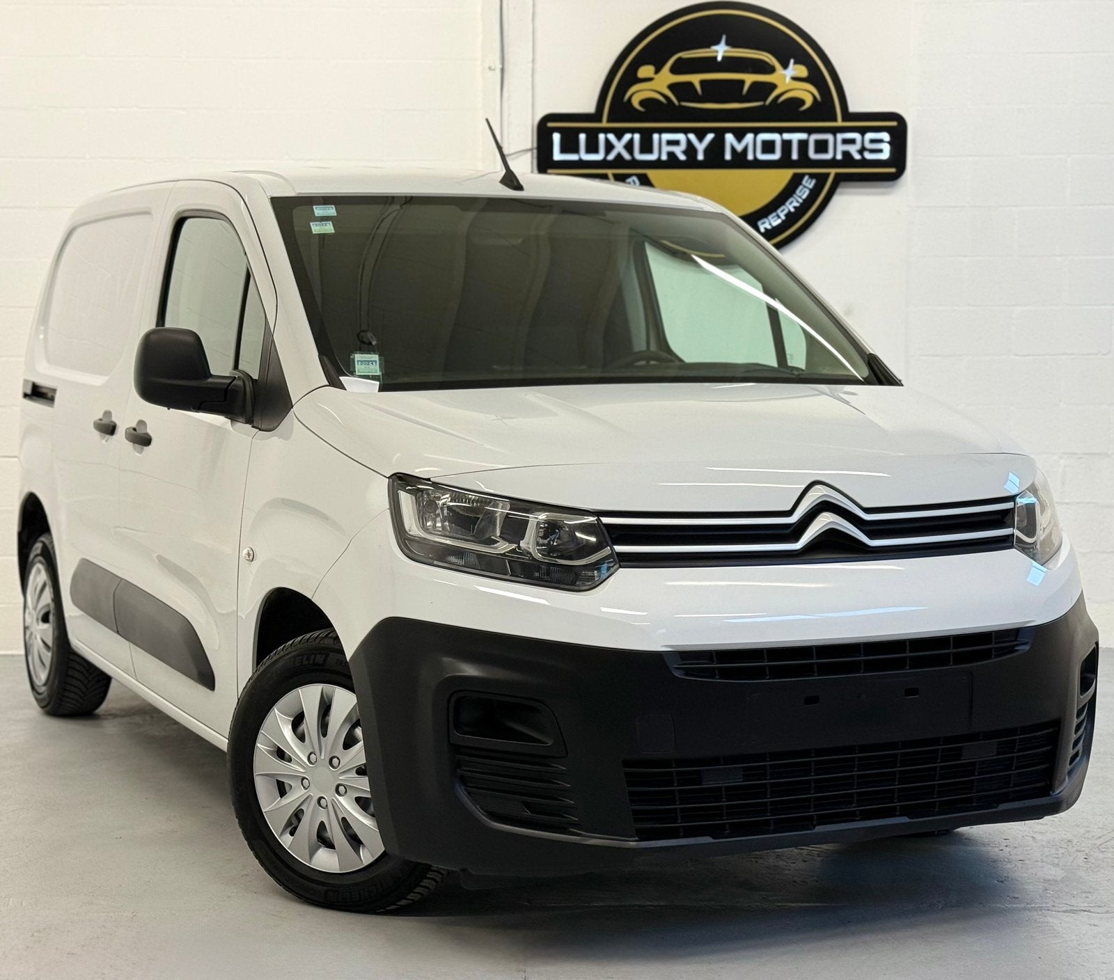 CITROËN BERLINGO 2022 1.5HDI 1E PROP 3ZITPLAAT AIRCO EURO 6D, 75 kW, Stof, 4 cilinders, Wit