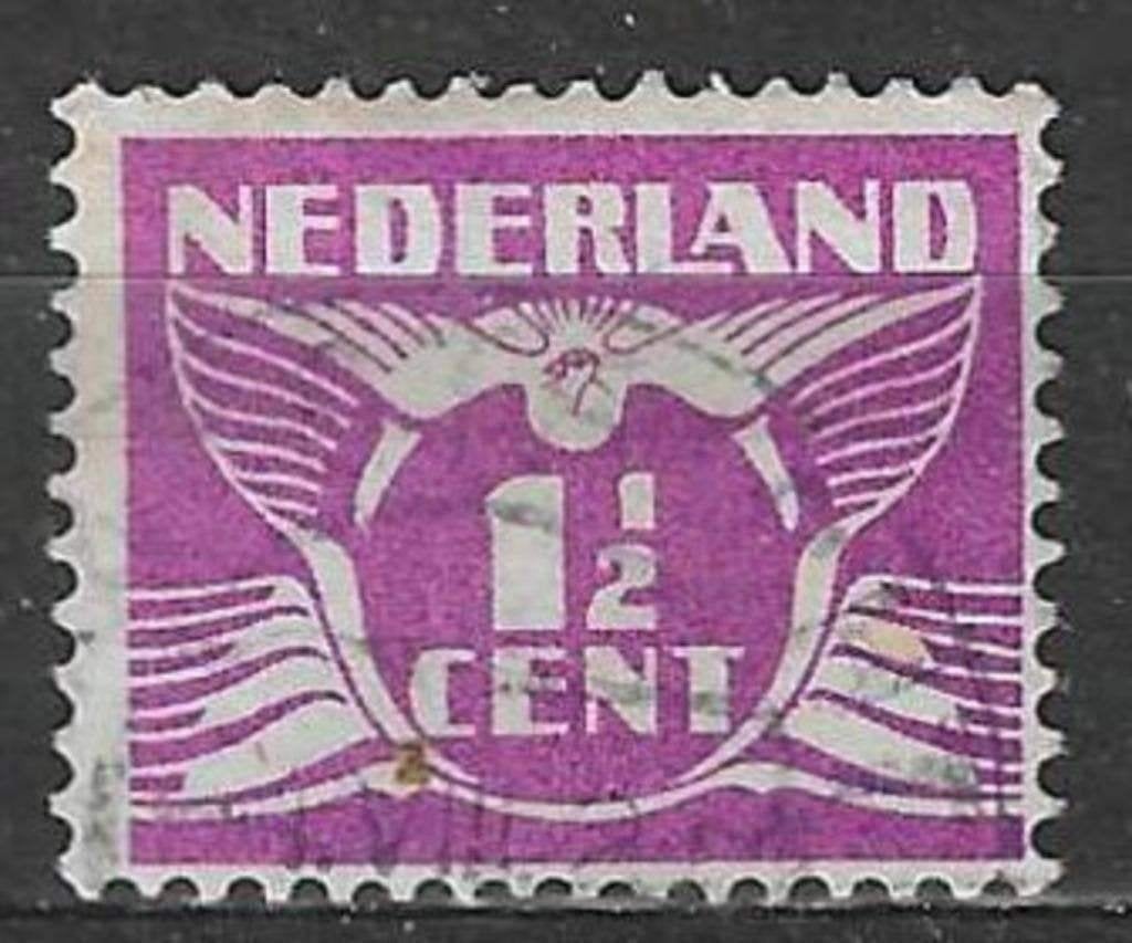 Pays-Bas 1926-1928 - Yvert 167 - Pigeon volant (ST), Envoi, Affranchi