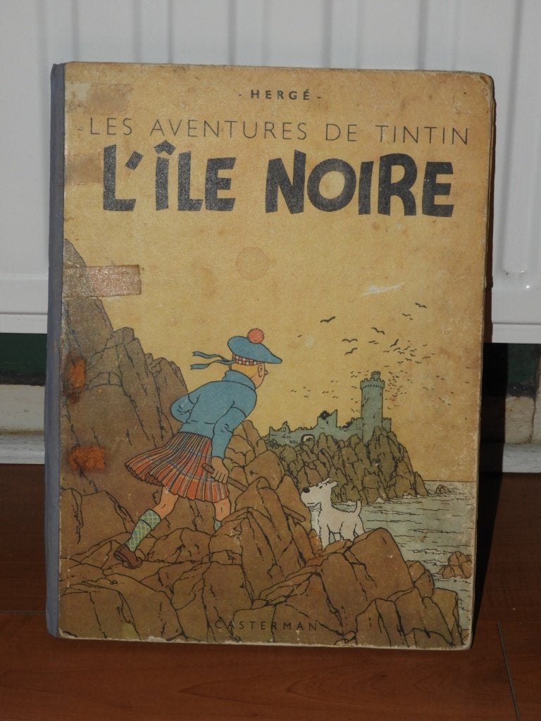 tintin : l'île noire B1 1946, Livres, Une BD, Enlèvement ou Envoi, Utilisé, Hergé