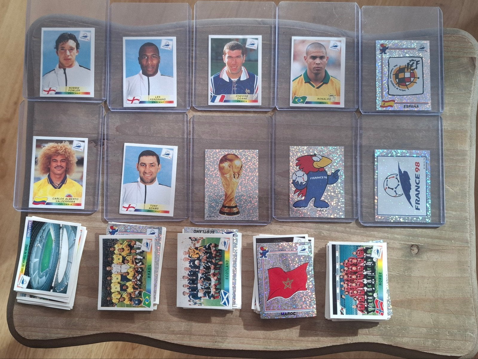 panini set complet france 98 sauf Iran avec certificat, Enlèvement ou Envoi, Image