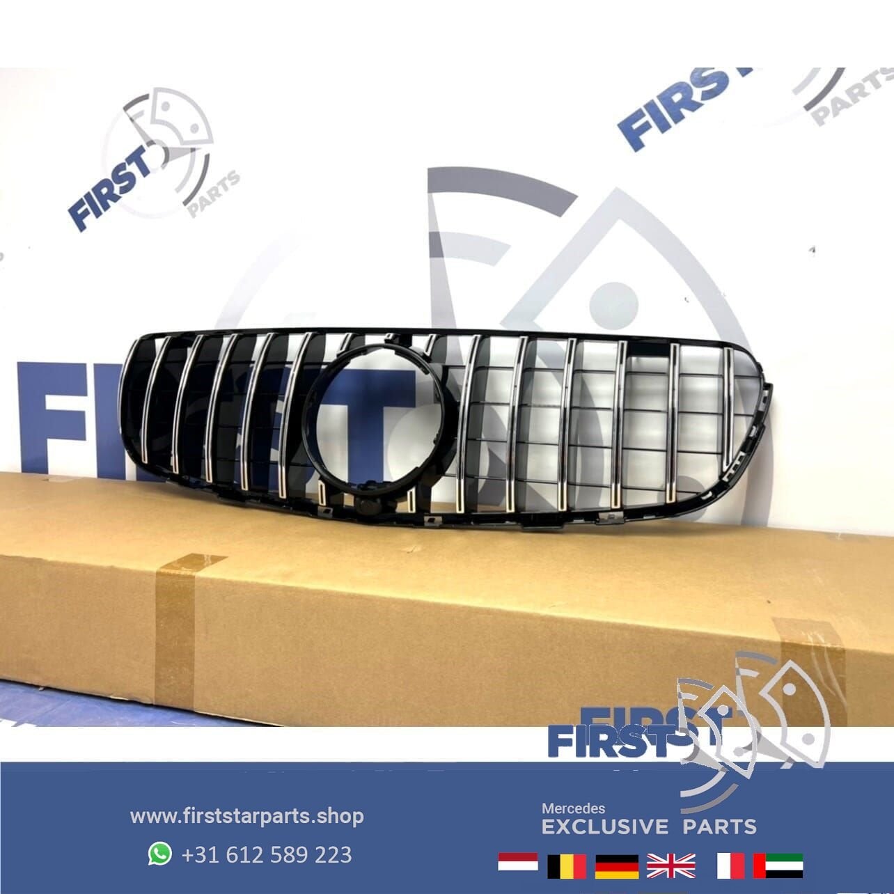 W253 X253 C253 PRE-FACELIFT GLC63 AMG GT GRIL voor Mercedes, Gebruikt, -, Ophalen of Verzenden, -
