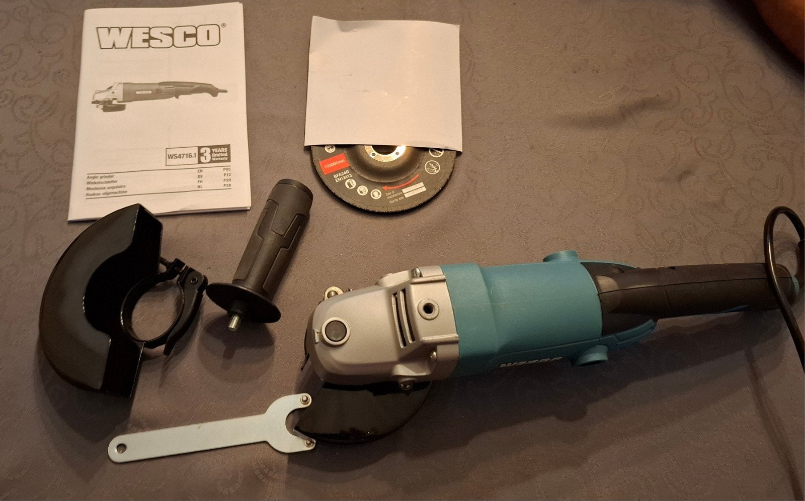 slijpmachine  Wesco, Bricolage & Construction, Enlèvement, Comme neuf, 1000 watts ou plus