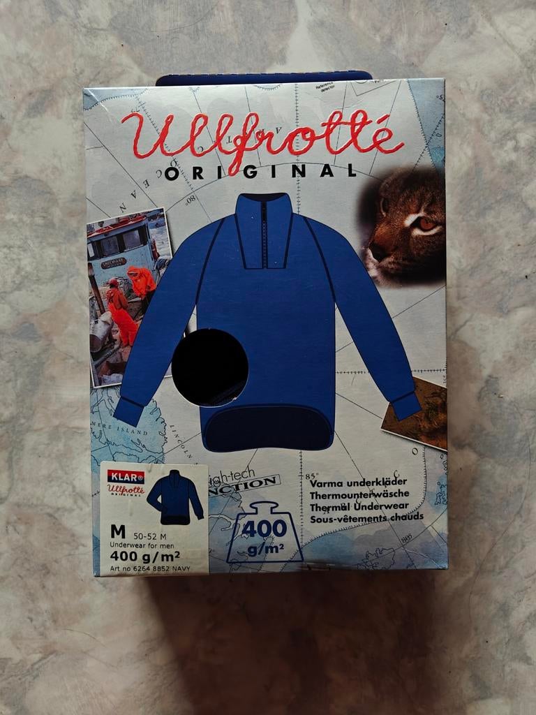 Pull Woolpower 400 g (M) (laine mérinos), Neuf, Woolpower, Enlèvement ou Envoi, Bleu