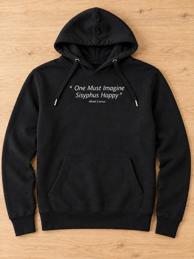 Hoodie avec citation d’Albert Camus – Neuf, Enlèvement ou Envoi, Neuf, Autre