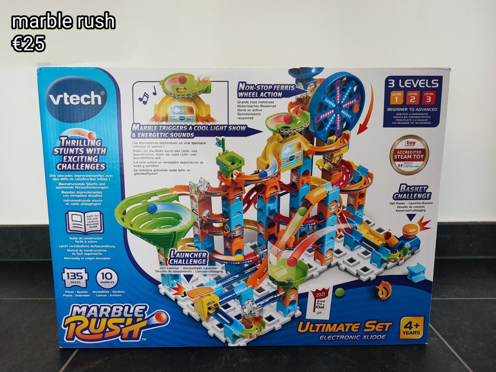 Vtech Marble rush, Enlèvement