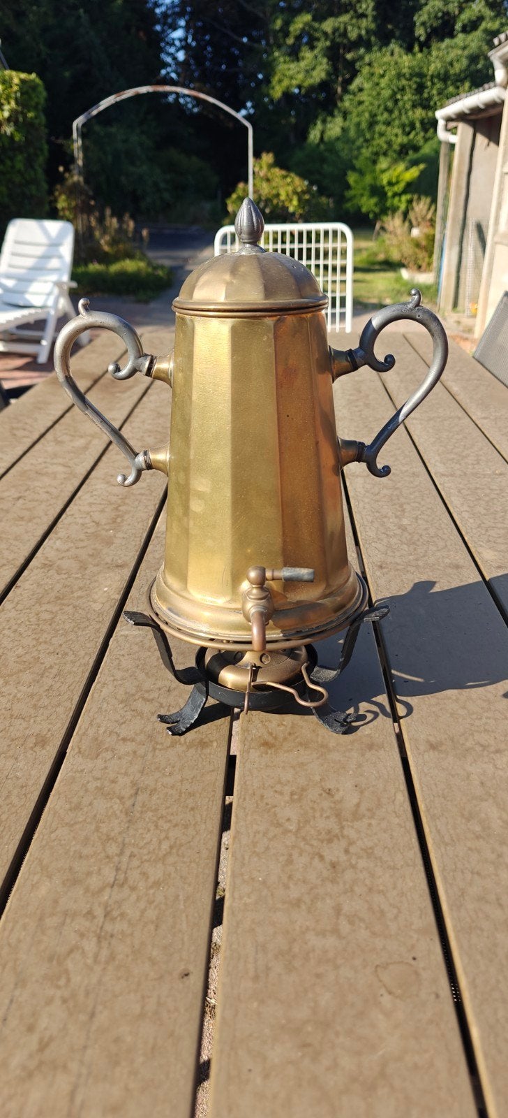 Koperen koffiepot, Antiek en Kunst, Ophalen