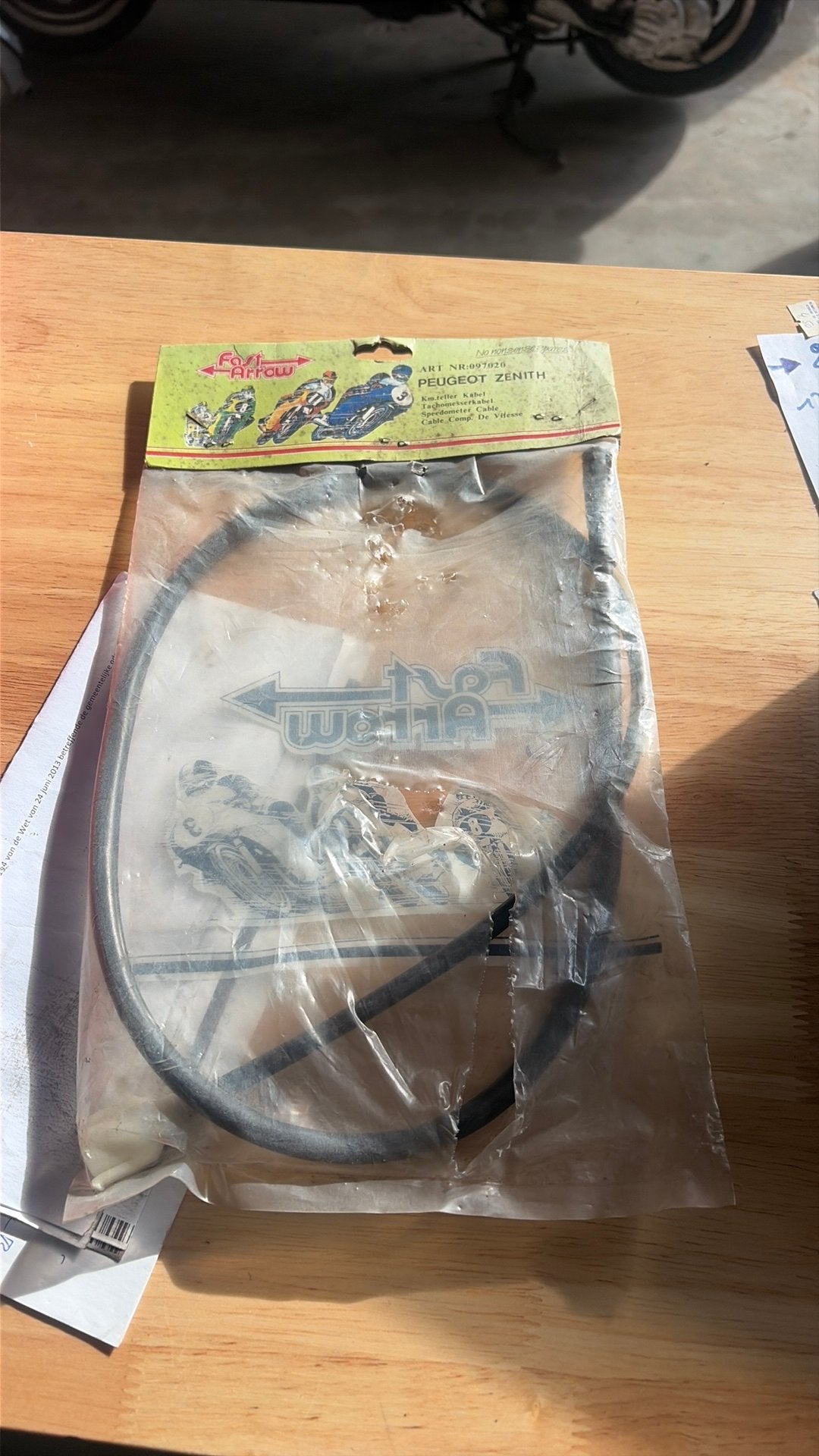 Nieuwe Kilometertellerkabel Fast Arrow voor Peugeot Zenith, Ophalen, Nieuw