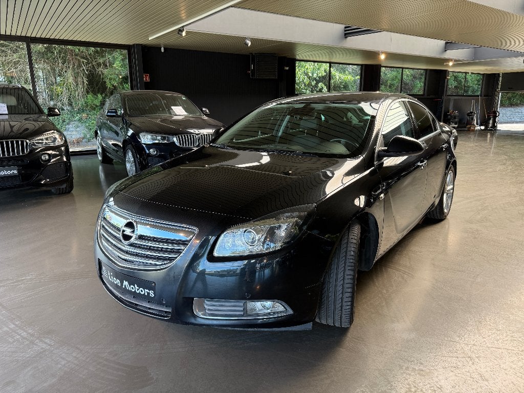 Opel Insignia 2.0 CDTi Sport *VERWR*KOEL*NAVI*LEDER*TREKHAAK, Autos, Opel, Cuir, Euro 5, Entreprise, Noir