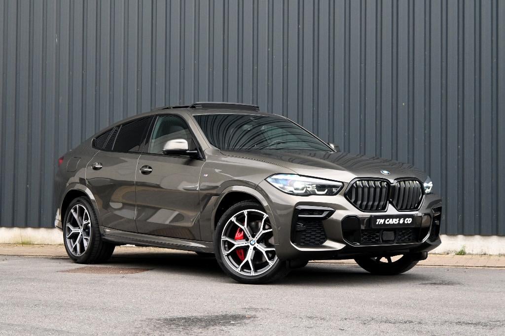 BMW X6 30d M-pakket, Pano, 360Cam, Ambilight, H&K, BTW, Autos, BMW, Cuir, Achat, Entreprise, Entretenue par le concessionnaire