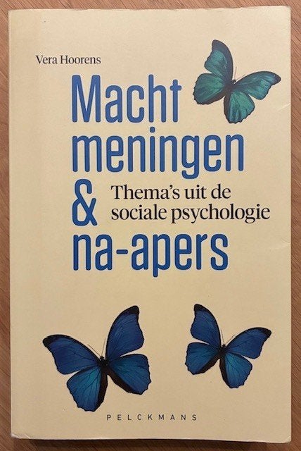 Studieboek: "Macht meningen & na-apers", Ophalen, Gelezen
