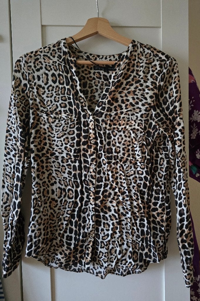 T-shirts léopard 7 euros chacun, Kleding | Dames, T-shirts, Ophalen, Zo goed als nieuw, Lange mouw, Maat 36 (S)