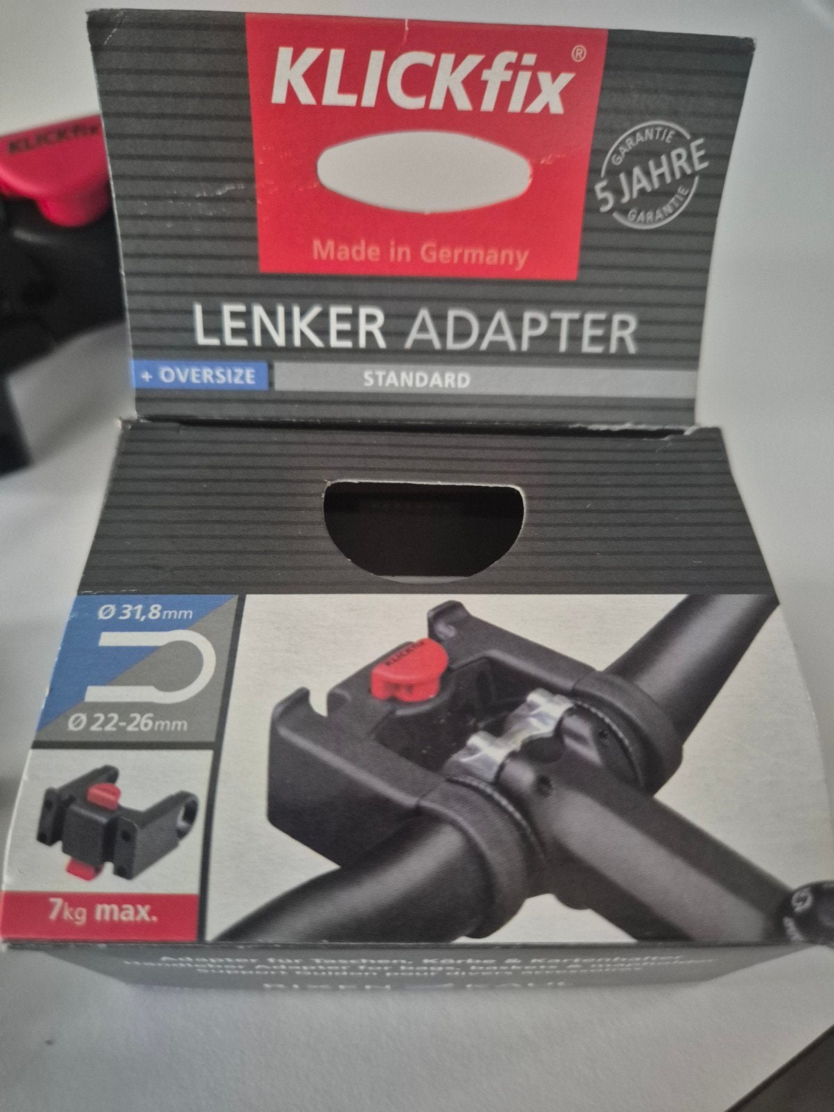 ​KLICKfix Lenker Adapter – Stuurhouder voor Fietsmand of -ta, Verzenden, Stuurbevestiging, Nieuw, Fietsmand