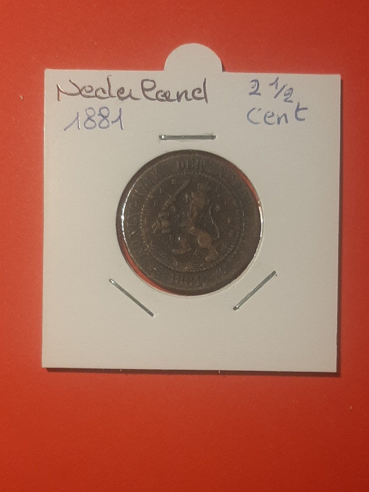 Nederland - 2,5 cent 1881

zie foto's

verzendkosten koper, Verzenden