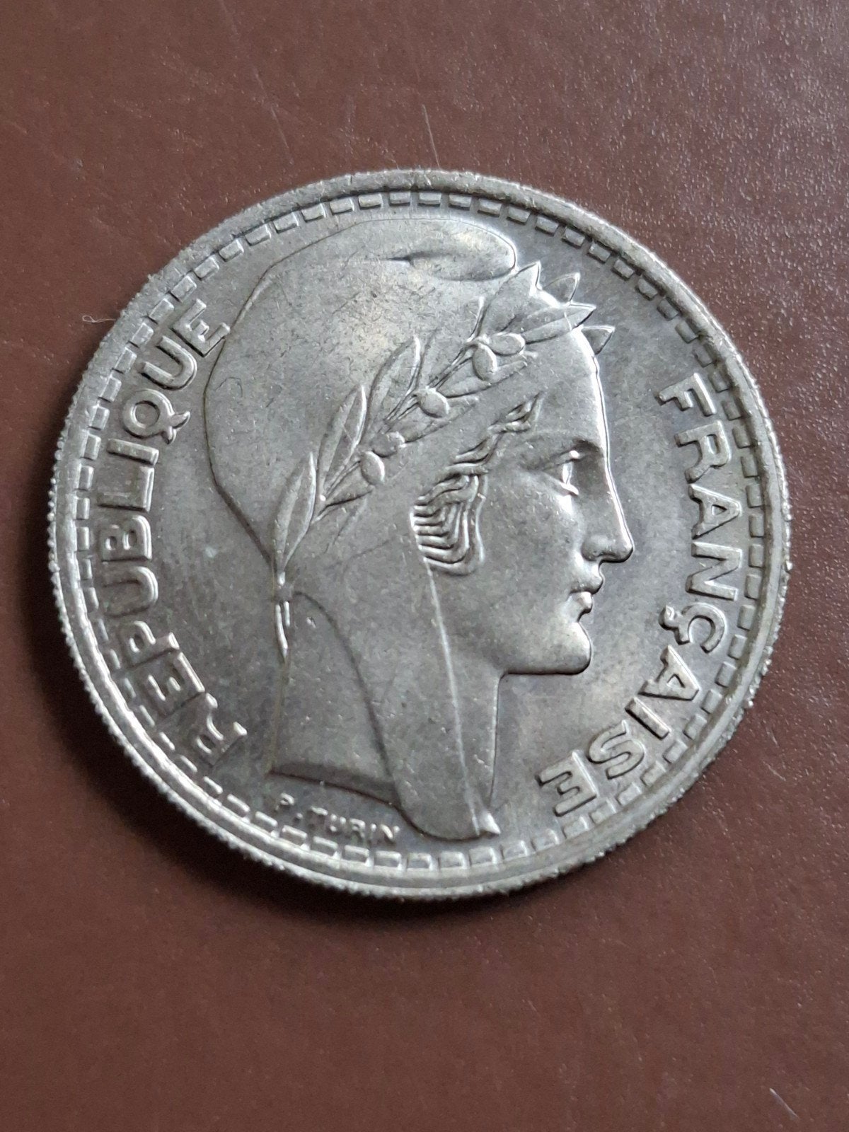 10 Francs Turin 1945 FDC brillant miroir, Enlèvement ou Envoi
