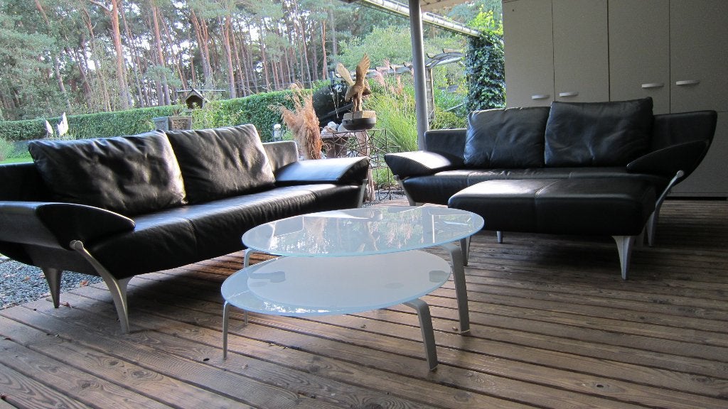 Combinaison canapés en cuir "Rolf Benz" type 1600 Bon état !, Maison & Meubles, 75 à 100 cm, Design, Banc droit, Enlèvement