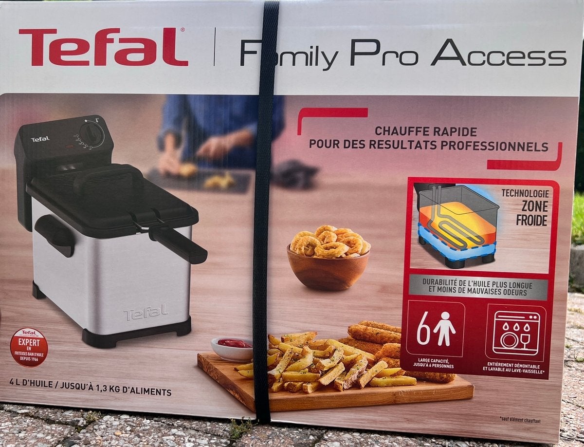 FRITEUSE TEFAL FAMILY PRO 4L ALU - TOUT NEUF !, Electroménager, 4 litres ou plus, Enlèvement ou Envoi, Neuf, Pan intérieur amovible
