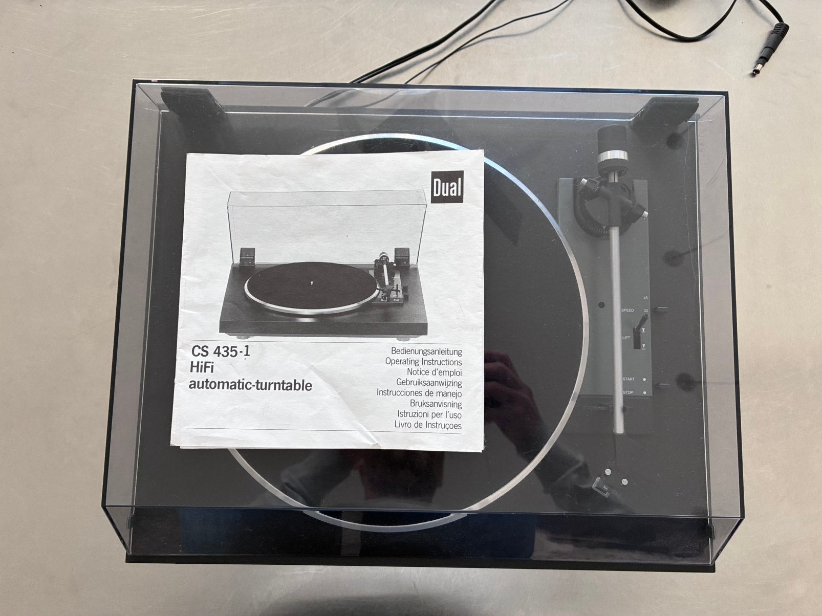 Dual platenspeler cs 435-1, Audio, Tv en Foto, Ophalen, Gebruikt, Platenspeler, Dual