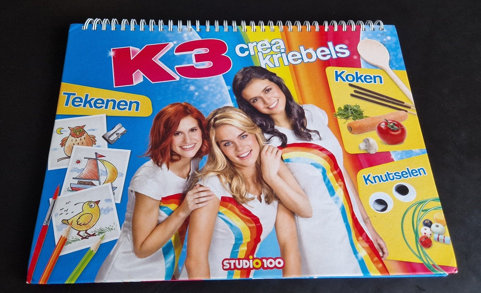 K3 teken/knutsel/kookboek, Ophalen, Zo goed als nieuw, Knutselen