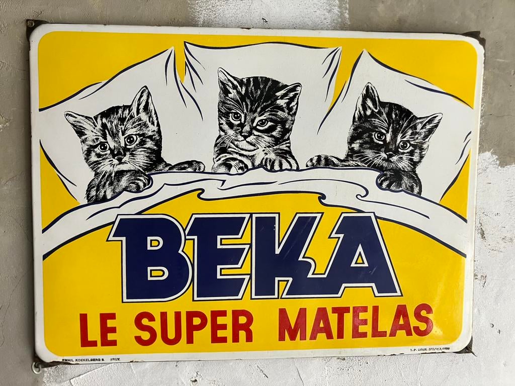 BEKA emaillebord, Ophalen of Verzenden, Zo goed als nieuw