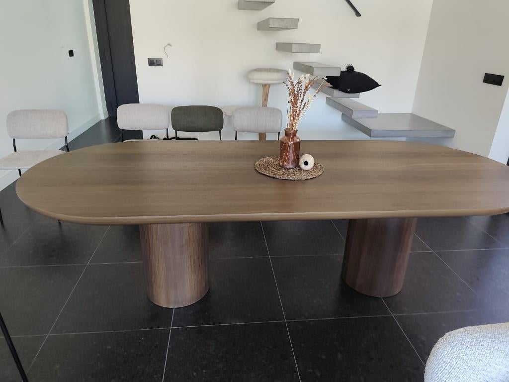 Eettafel, Comme neuf, 100 à 150 cm, Enlèvement, Chêne
