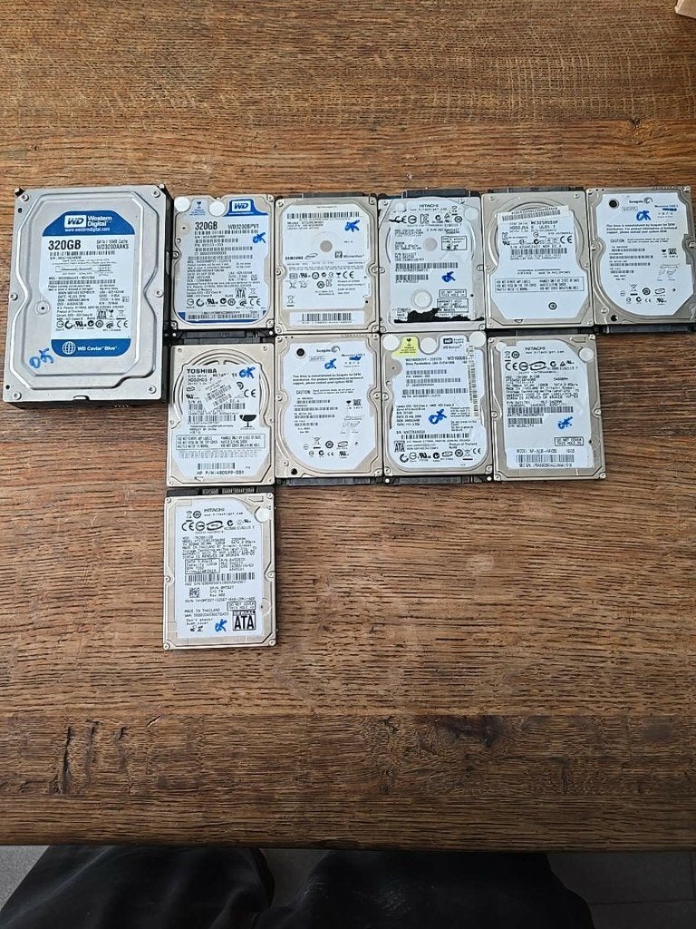 LOT INFORMATIQUE – HDD + RAM + ALIMENTATIONS + CPU, Informatique & Logiciels, Enlèvement, Utilisé