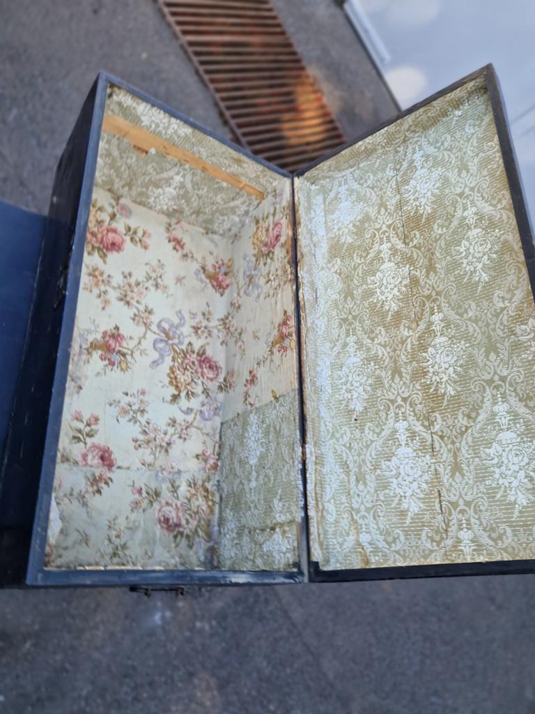Opbergkist zwart (vintage), Ophalen