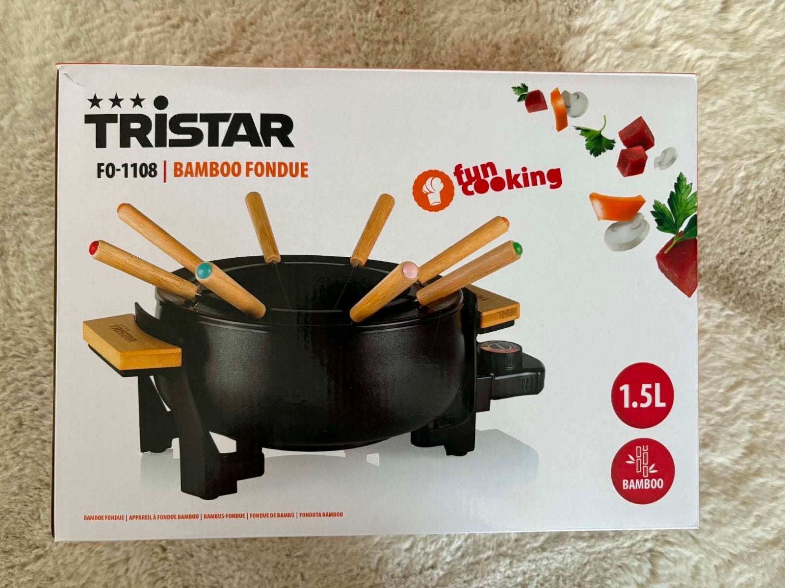 Founduset Tristar F0-1108 Bamboo Fondue, Enlèvement ou Envoi