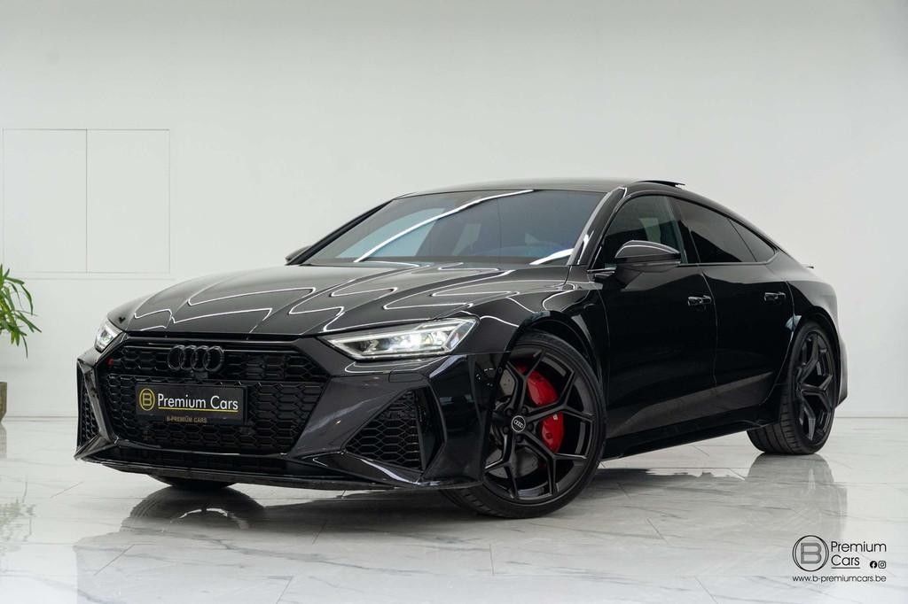 Audi RS7 Performance! Quattro! B&O! Memory! RS Dynamic! Pano, Auto's, Automaat, Gebruikt, Zwart, Lichtsensor