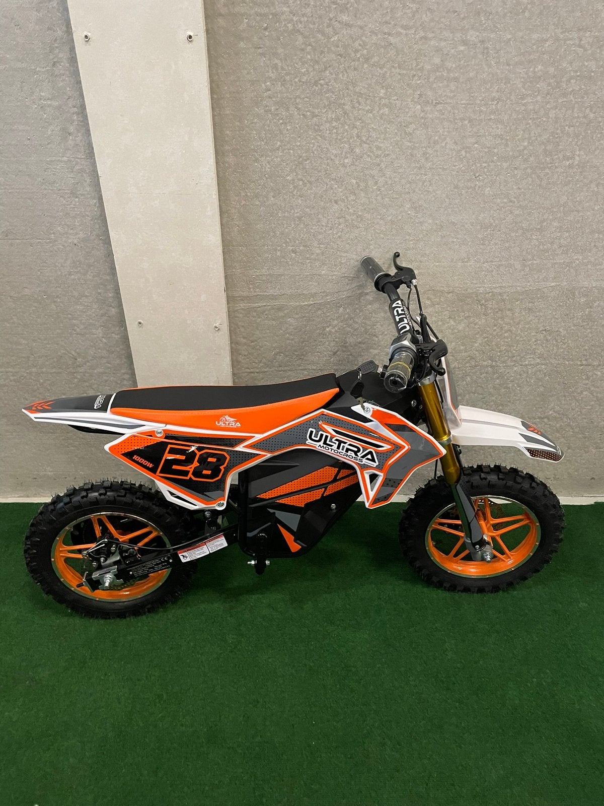Nieuwe Ultra 1000 watt elektrische oranje kinder crossmotor, Kinderen en Baby's, Ophalen, Nieuw