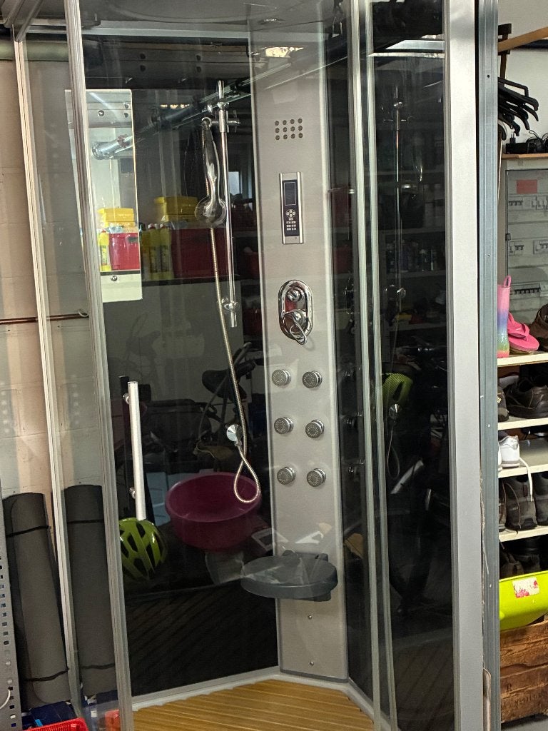 Douchecabine, Doe-het-zelf en Bouw, Ophalen, Gebruikt, Glas, Douche