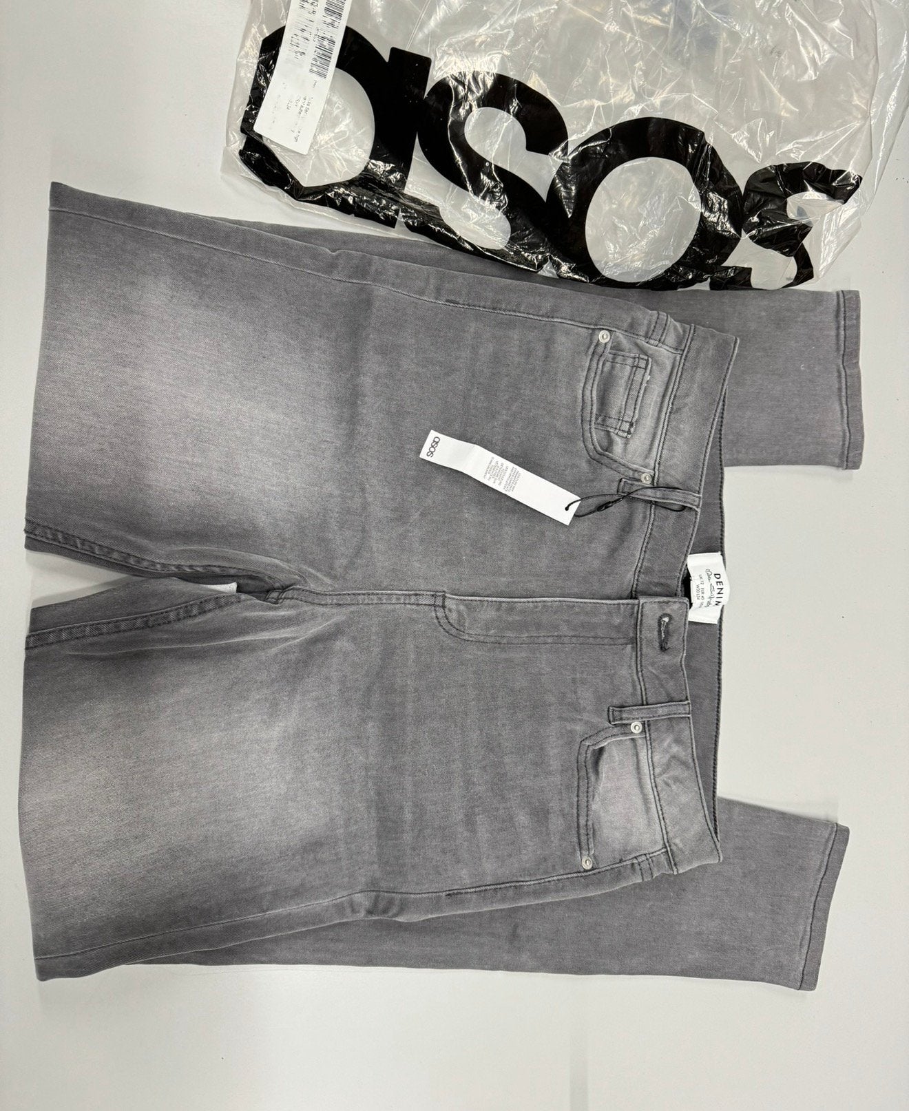Miss Selfridge Lizzie skinny jeans met hoge taille W30 L34, Ophalen of Verzenden, Nieuw, Grijs, W30 - W32 (confectie 38/40)