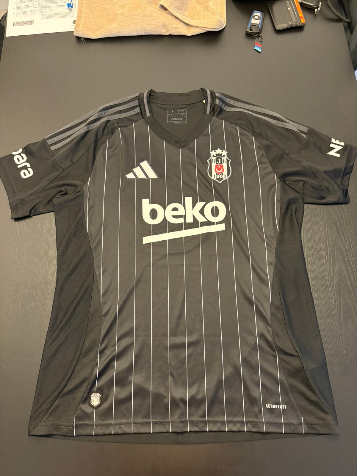 Origineel Besiktas Shirt., Maat L, Ophalen of Verzenden, Zo goed als nieuw, Shirt