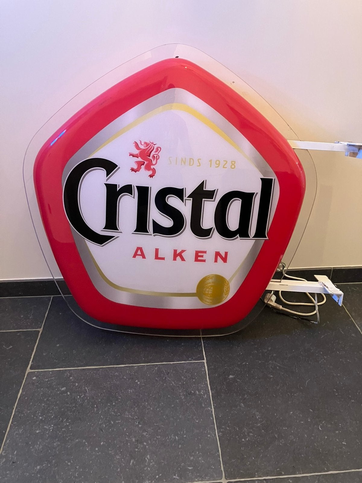 Lichtbak Cristal Alken, Verzamelen, Merken en Reclamevoorwerpen, Ophalen, Zo goed als nieuw