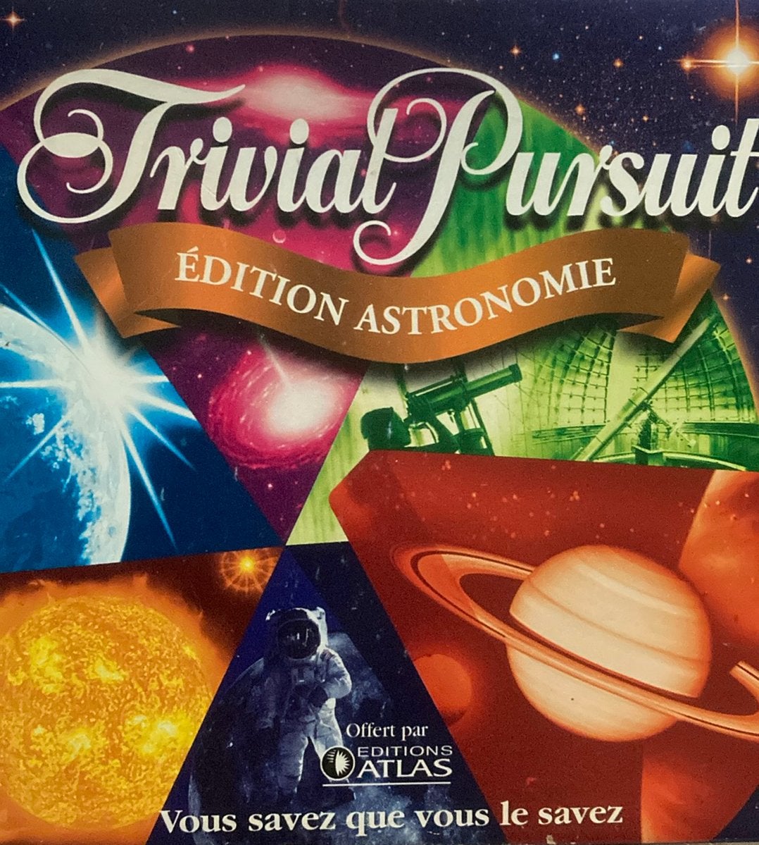 Trivial pursuit édition astronomie, Enlèvement ou Envoi