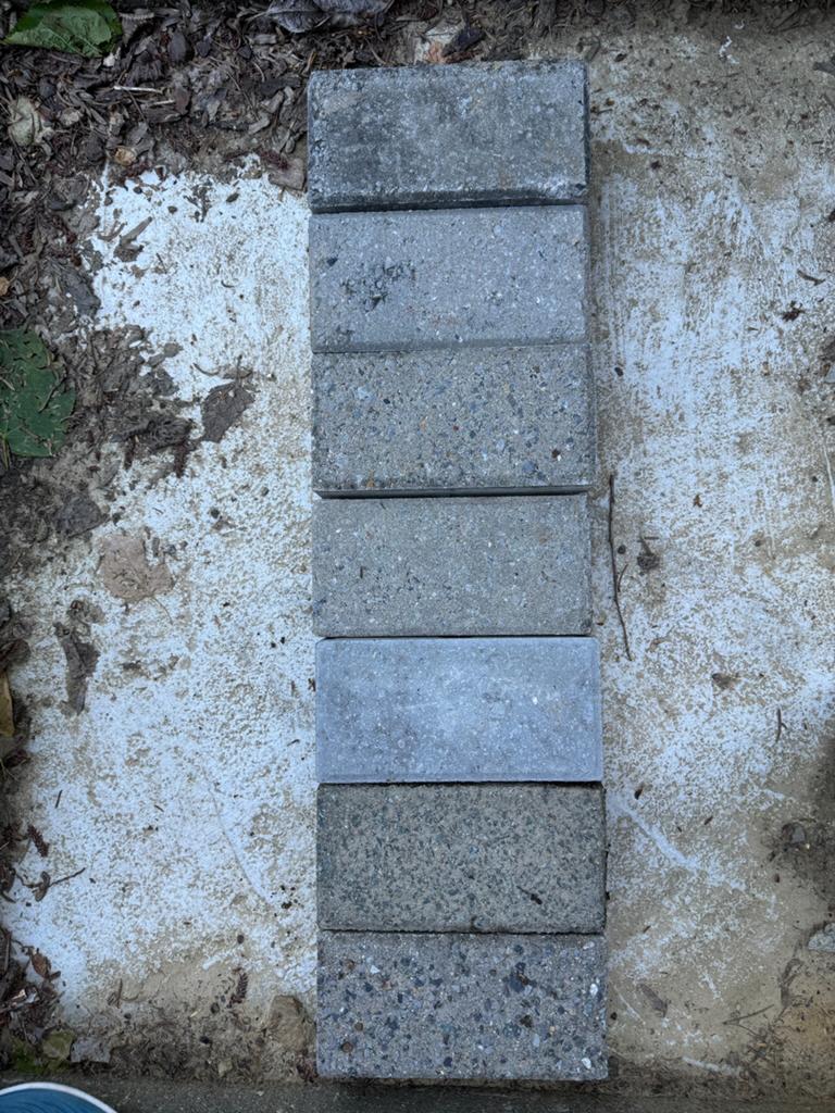 Divers klinkers en beton + de 450 soit environ 10m2, Enlèvement ou Envoi, Comme neuf, Béton, Bordure