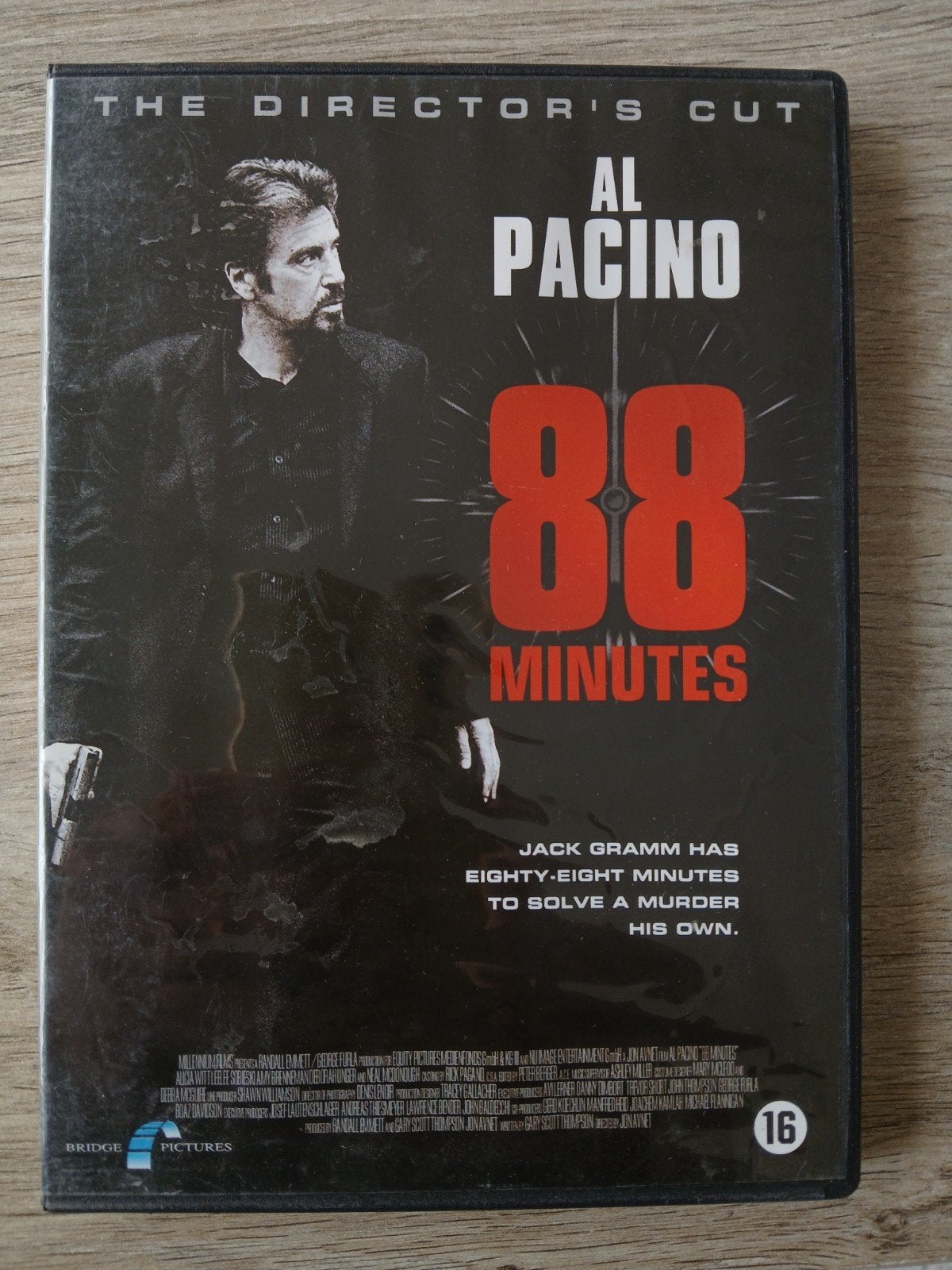 88 MINUTES AL PACINO, Ophalen of Verzenden, Zo goed als nieuw, Maffia en Misdaad