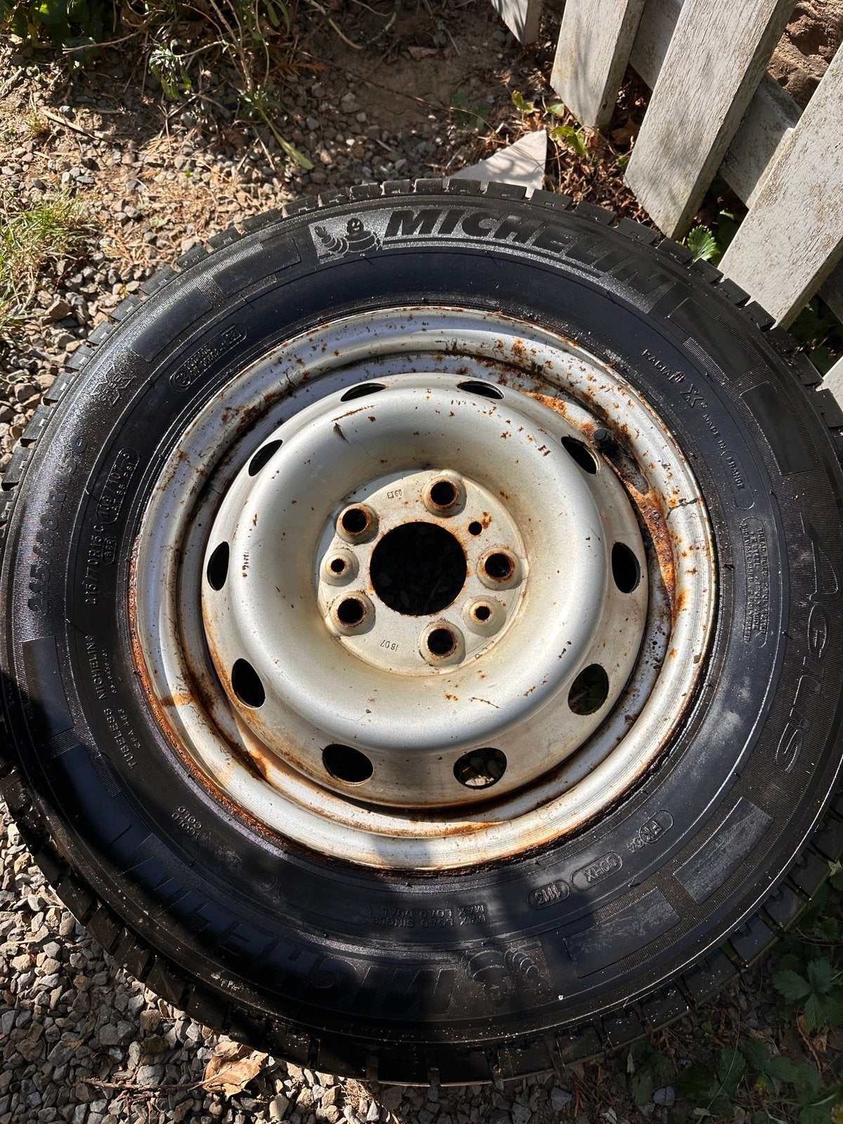 Jante avec pneu pour Camping car porteur fiat, Particulier, Roue de secours, Fiat