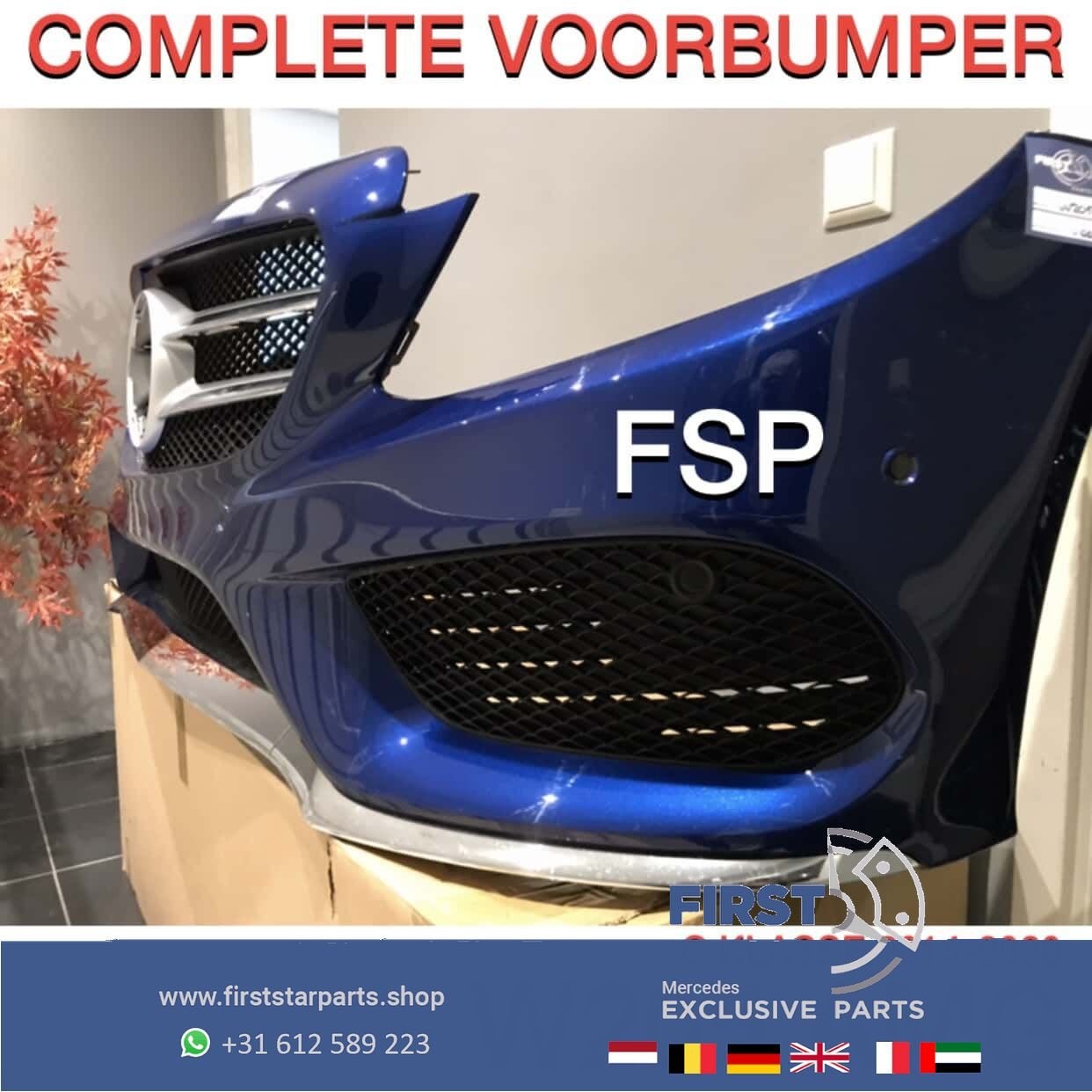 W205 C205 S205 AMG VOORBUMPER COMPLEET Mercedes C Klasse BLA, Utilisé, -, Avant, -