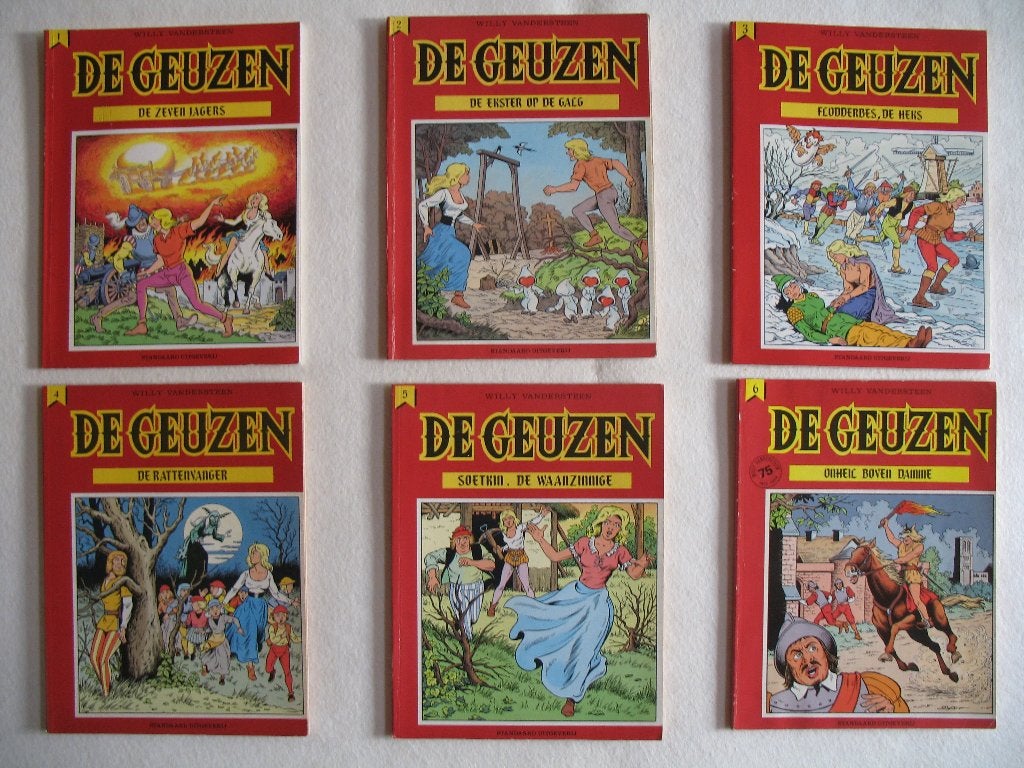 De Geuzen, Willy Vandersteen, 1ste druk, Meerdere stripboeken, Ophalen of Verzenden