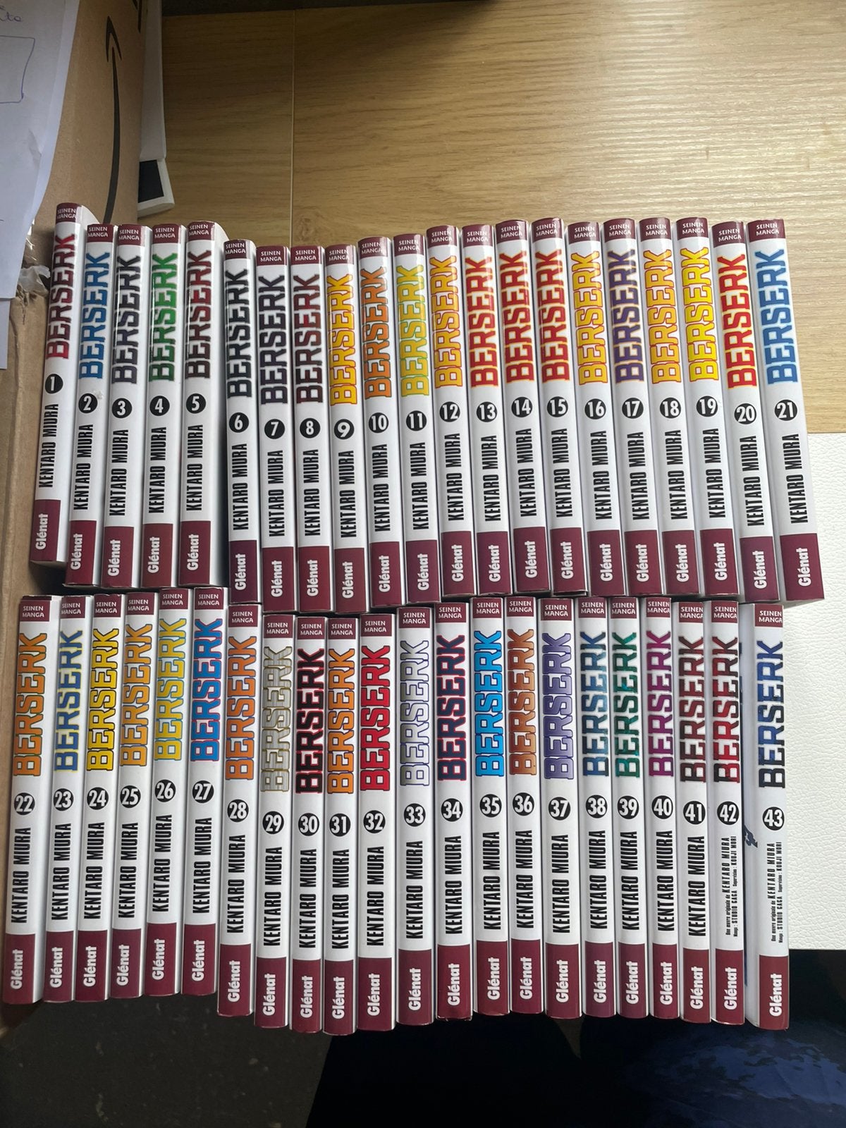 Berserk intégrale en 43 tomes 1 a 43 collection complete, Ophalen of Verzenden