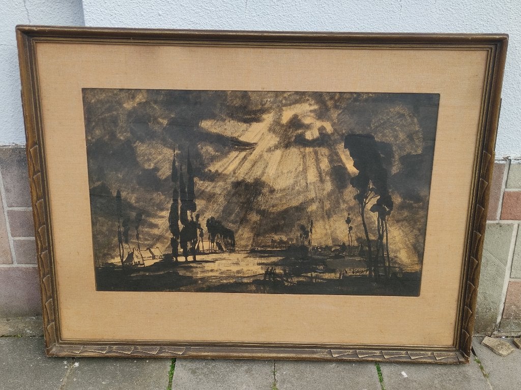 Lavis signe Karel de posson, Enlèvement