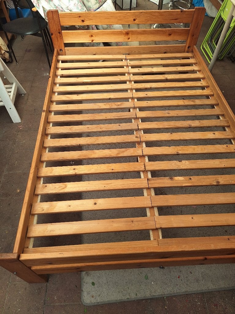 Tweepersoonsbed, evt met matras, Huis en Inrichting, Ophalen, Gebruikt