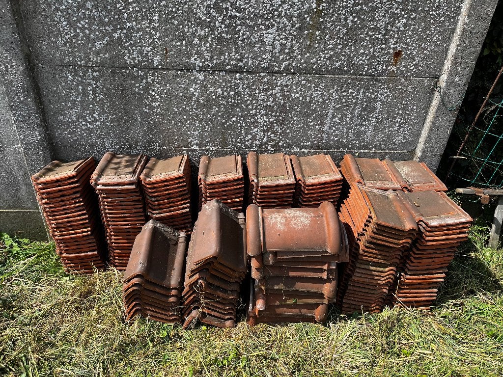 Storm dakpannen, Doe-het-zelf en Bouw, Ophalen, Gebruikt, Steen of Klei, Dakpannen