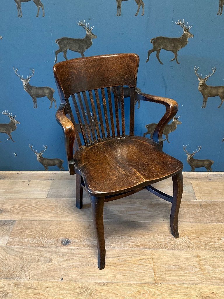 Eiken vintage bureaustoel, Enlèvement