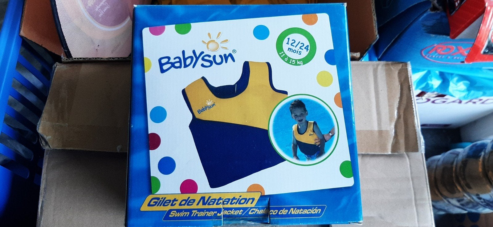 zwemvest Babysun  12-24 maand, Enlèvement